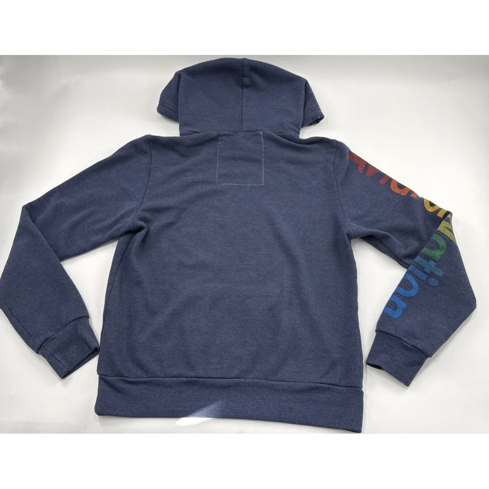 Aviator Nation Relaxed Pullover Hoodie Small Navy Blue - Picture 4 of 5